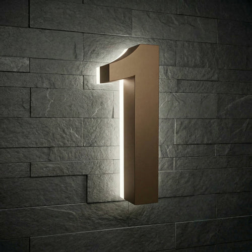 Illuminated Address Numbers - ABS Polymer - Modern Lights Store